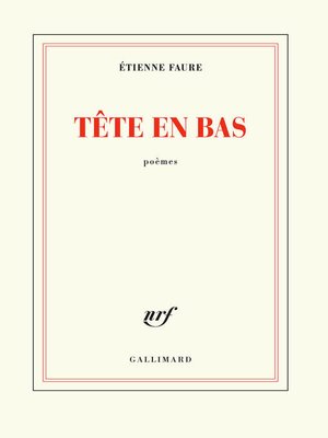 cover image of Tête en bas